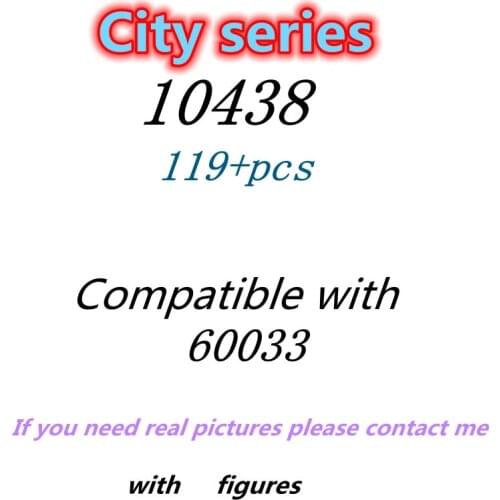119pcs 10438 Building Block Toy City Series 60033 Assembled Building Block Childrens Toy Gifts