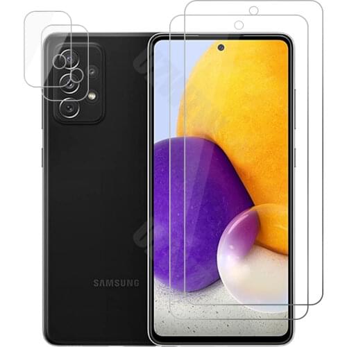 For Samsung Galaxy A72 5G / 4G Camera Lens Film & Tempered Glass Screen Protectors Protective Guard HD Clear
