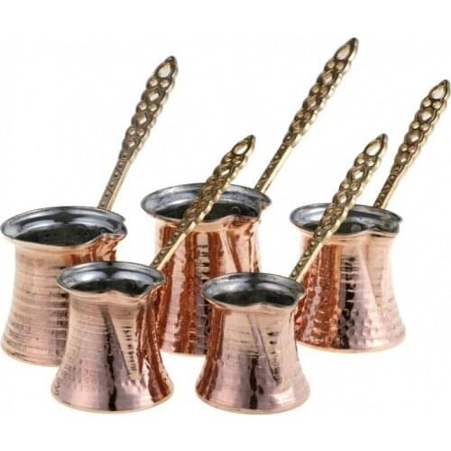 Anatolian Turkish Coffee Pot Copper Hand Hammered Coffee Pot With Brass Handle Coffee Accessories Ottoman Empire Classic