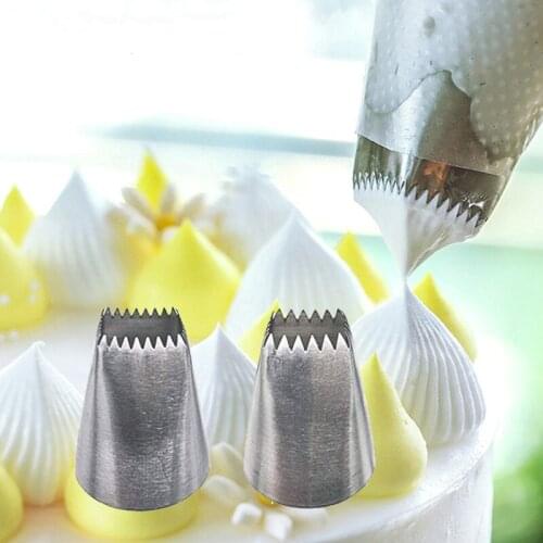 Large Size Square Icing Piping Nozzles Cake Decorating Pastry Tip Sets Fondant Cake Mold Tools