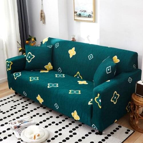 Elastic All-inclusive Non-slip Sofa Covers Stertch Couch Cover for Living Room Printed Covers Home Decor 1/2/3/4 Seater F8628