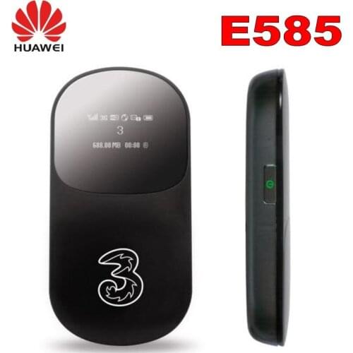 Huawei E585 Unlocked 7.2Mbps WiFi Modem 3G Router with Charging Horder, Sign Random Delivery