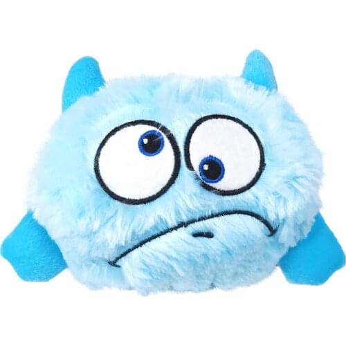 Pet Toy Electric Bounce Ball Plush Molar Toy Multicolor Cartoon Animal Hair Sound Vibration Dog Toy Pet Supplies