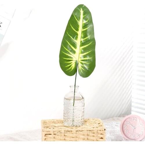 Imitation leaf elephant ear leaf leaf flower arrangement accessories false leaf wedding decoration items wedding layout