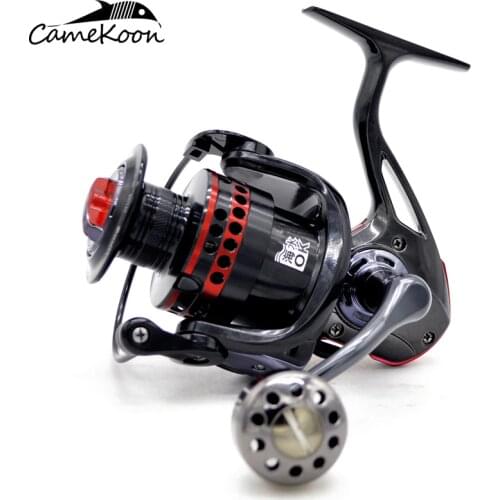 CAMEKOON Salt Water Resistantance Spinning Reel 5.2:1/4.9:1 Gear Ratio Full Metal Body and Handle Saltwater Surf Fishing Coil