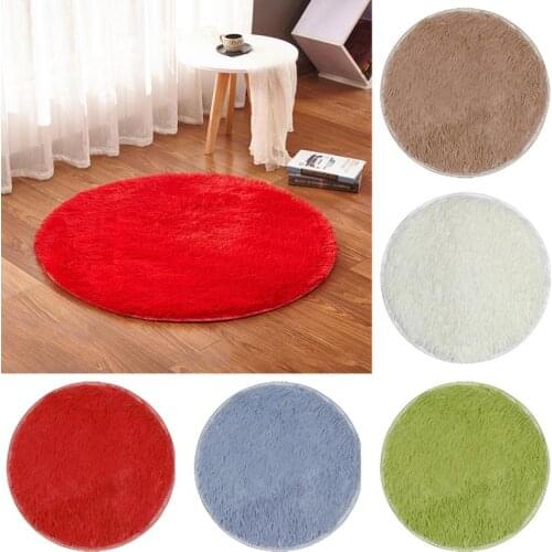 Memory Foam Carpet Non-slip Bath Bathroom Kitchen bedroom Floor round shape Mat Rug Plush