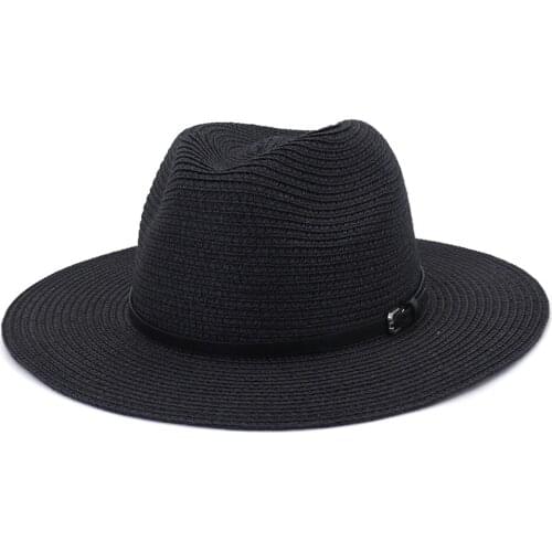 2021Summer Womens Foldable Large Brim Beach Straw Beach Cap For Ladies Elegant Vacation Travel Hats MZ11
