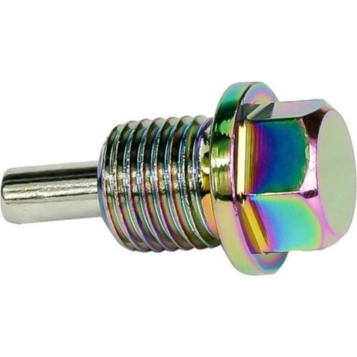 M12 M14 M16 M20*1.5 / 1.25 Neo Chrome Aluminum Magnetic Oil Drain Bolt Oil Sump drain plug nut Automobile general accessories