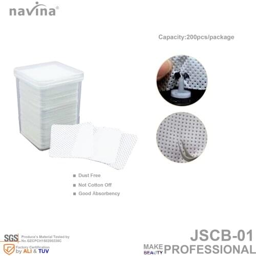 Navina JSCB-01 Cleaning Nonwoven, 200pcs/bottle,30bottles/lot, keep the glue flash and clean tweezers