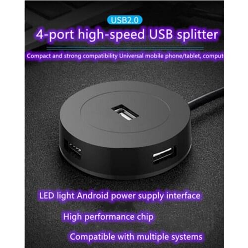New HUB USB splitter computer notebook keyboard and mouse conversion OTG adapter type-c extension mobile phone