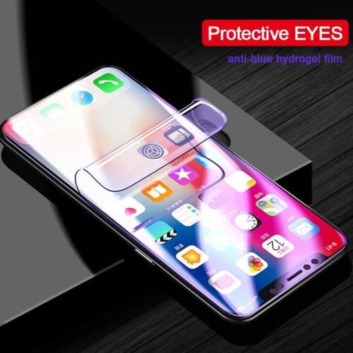 Anti-Blue Light Full Cover Screen Guard Protector for Nokia X6 6 (2018) Nokia 7 Plus 8 Siricco Screen Protector Film (Not Glass)