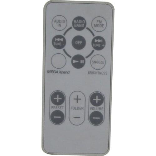 Remote Control For Sony RDP-NW1 Alarm Clock System WM-Port Speaker Dock