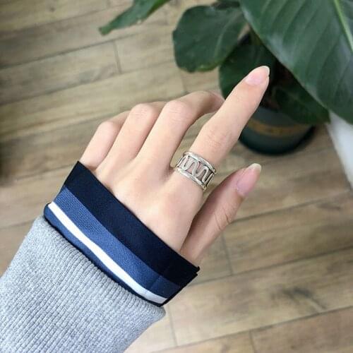 Romantic Charming Layer Chains Open Ring for Women Vintage Boho Knuckle Party Rings Gothic Punk Jewelry Gifts for Girls