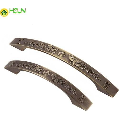 5'' Chinese Style Drawer Pulls Handle Door Pulls Unique Cupboard Knobs Kitchen Cabinet Handle Furniture Hardware