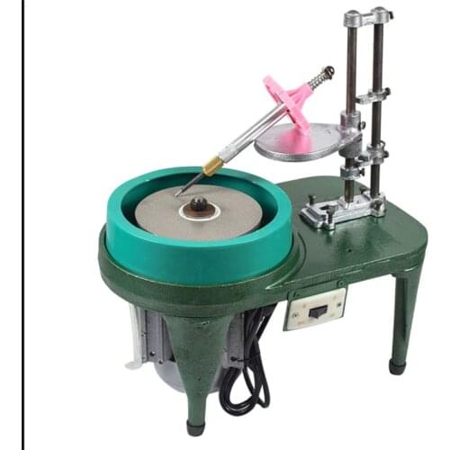Gem Faceting Machine Polishing Flat Grinding Machine Jewelry Jade Stone Angle Machine 6-inch Aluminum Plate YY(BD)6312