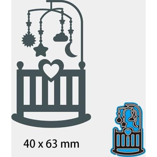 Cutting Dies Crib Stencil Craft for Scrapbook Stamps Dies Embossing Paper Gift Card