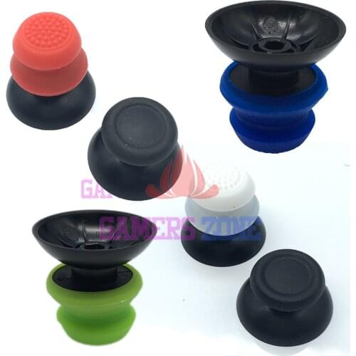 2PCS Enhanced Silicone Analog Controller Thumb Stick Grips Cap Skin Cover height grips for PS4 PS3 XBOX XBOX360 Controller