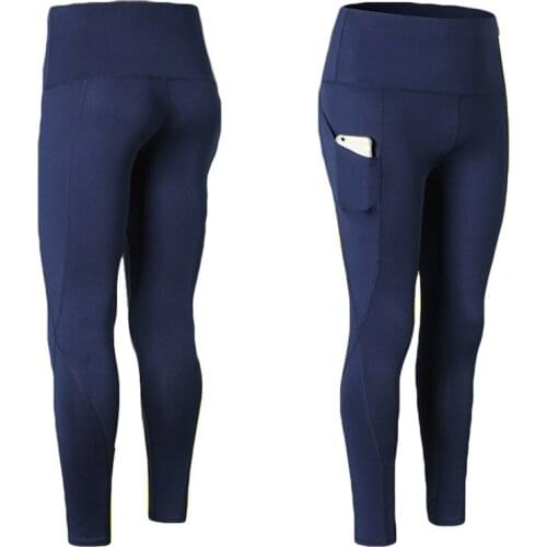 Womens Yoga Pants Running Pants Tights Tummy Control Workout Running 4 Way Stretch Yoga Leggings Tights High Waist with Pocket