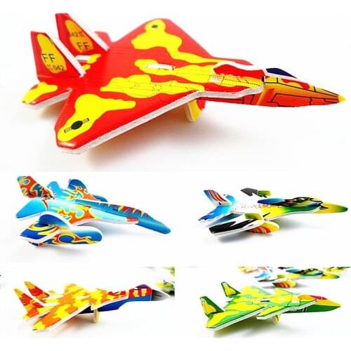 1Pcs 3D aircraft Fighter Blocks DIY Building Single Bricks Parts Accessory Construct Magnet Model Educational Toys