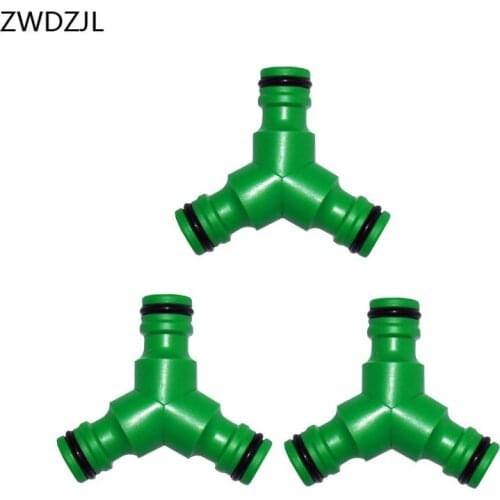 Irrigation 3-way connector 5/8" Y Connector Garden Hose Shunt Garden tap irrigation Pipe shunt 2 pieces