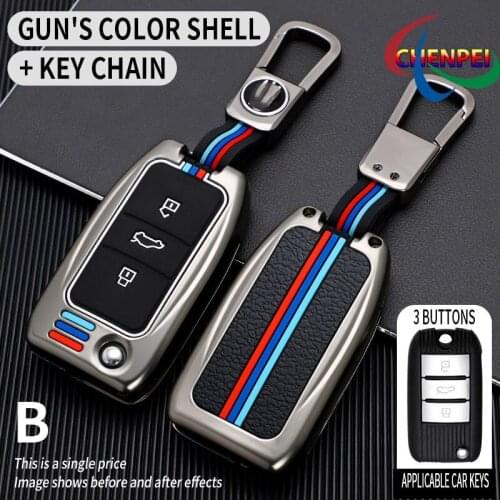 Zinc Alloy Car Key Case Cover Key Bag Shell Protector For MG 3 MG 5 MG 6 MG 7 ZS GT GS 350 360 750 Car Interior Accessories