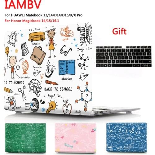 Color printing Case For huawei Matebook Mate 13 14 X Mate book X pro ,Cases for MagicBook14 15 16.1 Mate book D14 D15 +gift