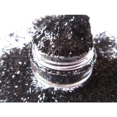 Matte Black Bar Glitter - For Nail Art,Nail Polish, Resin Crafting, Jewelry Making