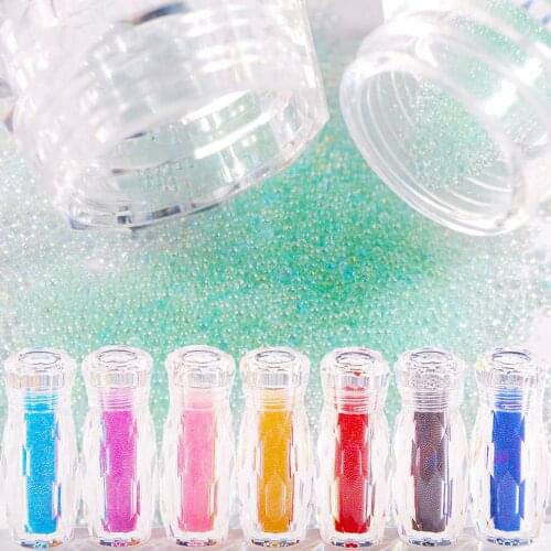 Mini 3D Glitter Caviar Beads Nail Art Decor DIY Manicure Rhinestone Accessories NailArt Decor 3D nail art decoration beauty tool