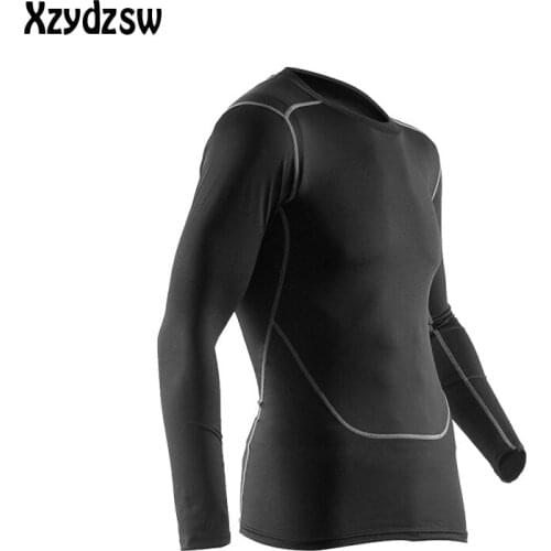 Mens Thermal Underwear Clothing 2020 Warm Fast-Dry Technology Surface Elastic Force Long Johns Compression Riding john For Man