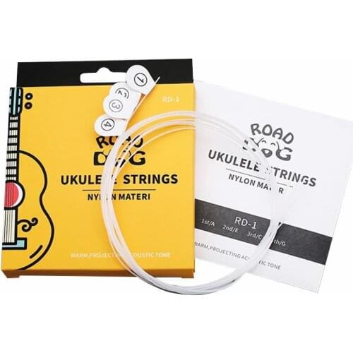 Nylon String Ukulele String Nylon 21 23 26 Inch String Set Rd-1 Stringed Musical Instrument Replacement Part Guitar Accessories