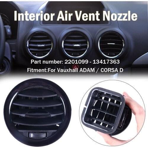 New Car Interior Heater A/C Air Vent Cover Outlet Grille For Vauxhall ADAM / CORSA D Air Conditioning Vents Trim Covers