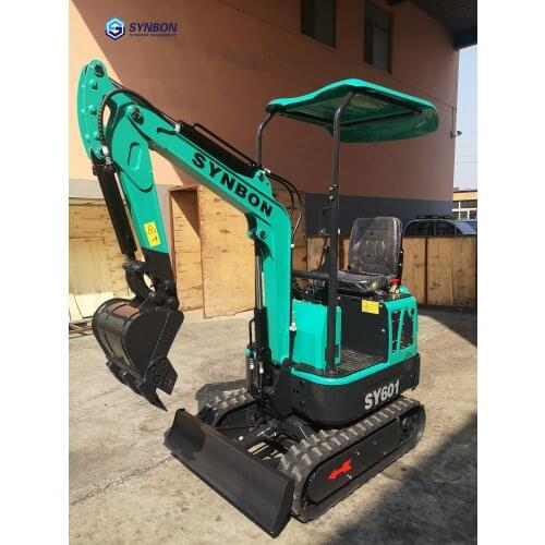 New Mini crawler excavator 1,0 ton small digger agricultural transformation, indoor demolition,SYNBON Farm machinery