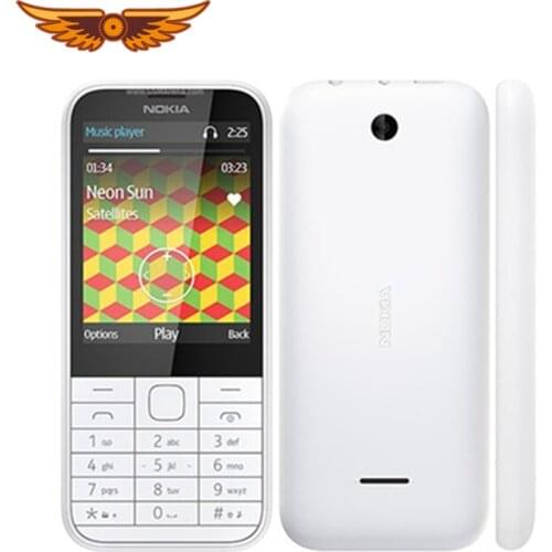 Original Unlocked Nokia 225 Single Core 2.8 Inches 2MP Camera 2G GSM FM Bluetooth Mp3 Player Cellphone
