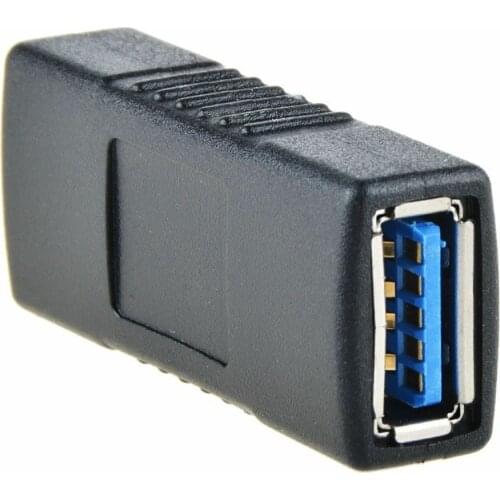 200PCS/LOT USB 3.0 Type A Female To USB 3.0 Female Adapter Coupler Gender Changer Convert Connector