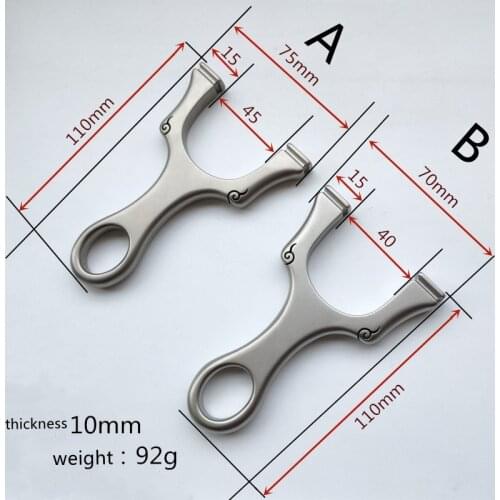 Professional Hunting Slingshot TC21Titanium alloy Catapult with Flat Rubber Band Fast bow Set Used for camping tactical training