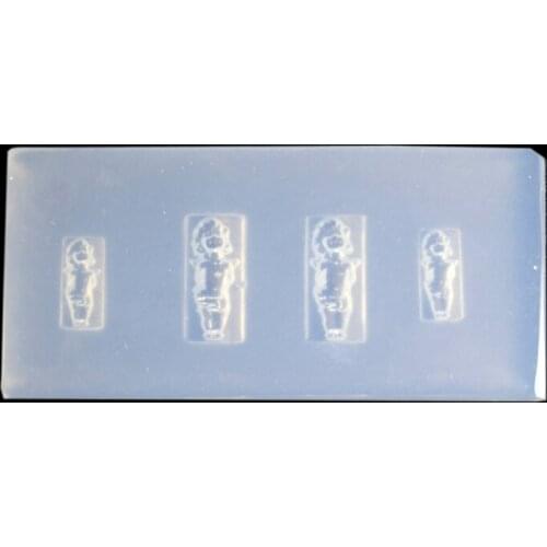 Angel Series Nail Sticker Ornaments Epoxy Resin Mold Nail Art Decorations Silicone Mould DIY Crafts Jewelry Casting Tool