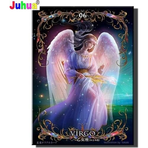 Undead Angel Cartoon Pretty Girl 5D Diamond Painting Full Square Diamond Embroidery Rhinestones Art Cross Stitch Kits Hobby Gift