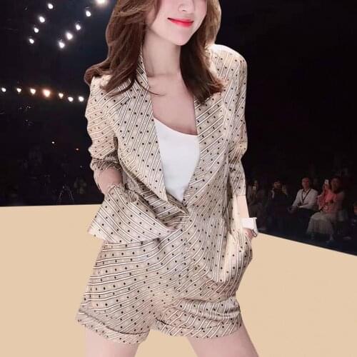 Winter Womens Sequined Plaid Suits Plus Cotton Thick Tweed Jacket High Waist Skirt Two-Piece Sets