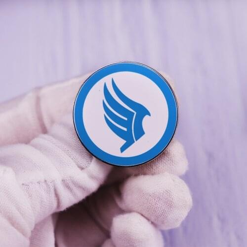 Mass Effect Paragon Symbol Pin Button Badge