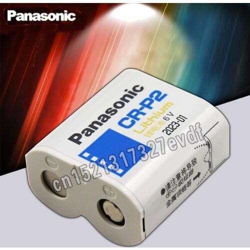 1pack/lot New Original Panasonic CR-P2 6V 2CP4306 1300mah Lithium Battery Camera Battery Faucet Sensing