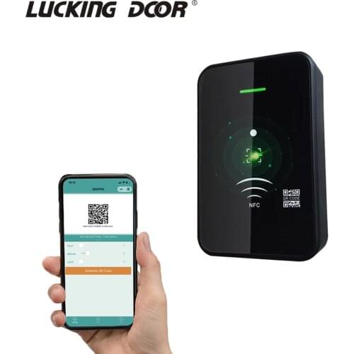 13.56Mhz IC card reader RS232 RS485 Wiegand 26 34 barcode Qr code reader access control reader TTL 20000 user wechat free SDK