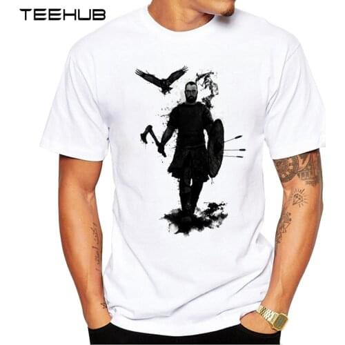 2019 TEEHUB Mens Fashion To Valhalla Printed T-Shirt Short Sleeve Novelty Design Tops Cool Tee