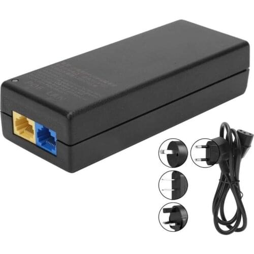4 Way POE Adapter Injector Ethernet Power for CCTV Security Surveillance PoE Power Supply 110-264V