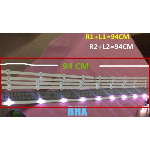 94cm LED Backlight Lamp strip 9leds For LG 47" LCD TV 47LA6200 47LN5400 6916l-1527a 6916l-1528A 6916l-1547A 1529A 6916L-1359A