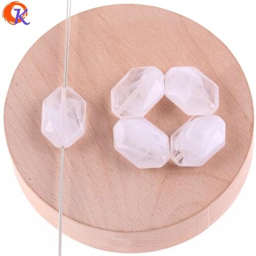 Cordial Design 180Pcs/Lot 17*25mm Acrylic Beads/Beads Making/Hand Made/White Lined Beads/Jewelry Accessories/Earring Findings