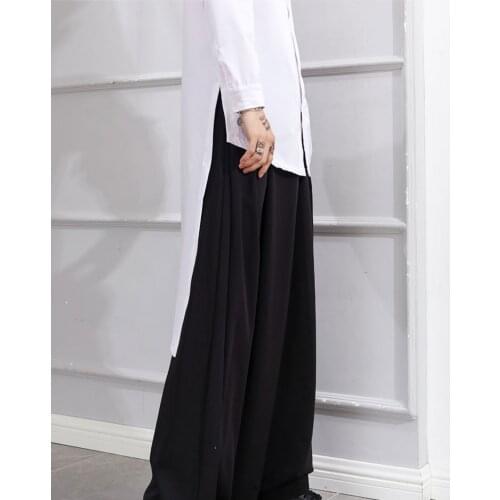 New Japanese dark Yamamoto style, loose and casual, big crotch and wide leg pants