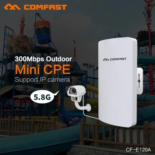 COMFAST CF-E120AV3 3KM range 300Mbps 5.8Ghz Outdoor Mini WIFI CP Wireless AP Bridge Access Point 11dBi WI-FI Antenna Nanostation