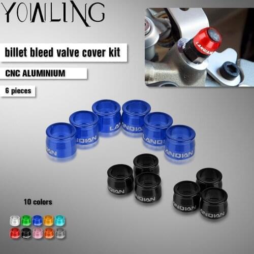 FOR YAMAHA FZ1 FZ6 FZ8 MT-01 MT-07 MT-09 MT-10 XJ6 YZF R1 YZF-R6 MT09 Caliper Master Cylinder NEW Billet Bleed Valve Cover Kit