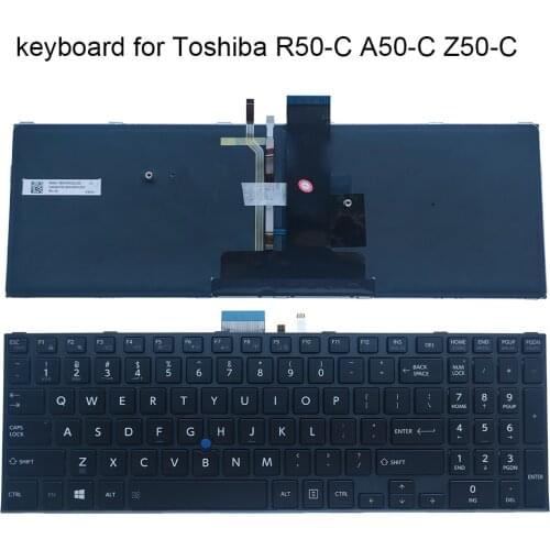US backlight Keyboard for Toshiba Satellite Pro R50-C Tecra A50-C Z50-C A50-C1510 C1520 English laptop keyboards TBM15F53USJ356