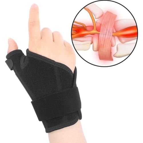 1pcs Medical Wrist Thumb Hand Support Protector Steel Splint Stabiliser Arthritis Carpal Tunnel Wrist Finger Brace Guard